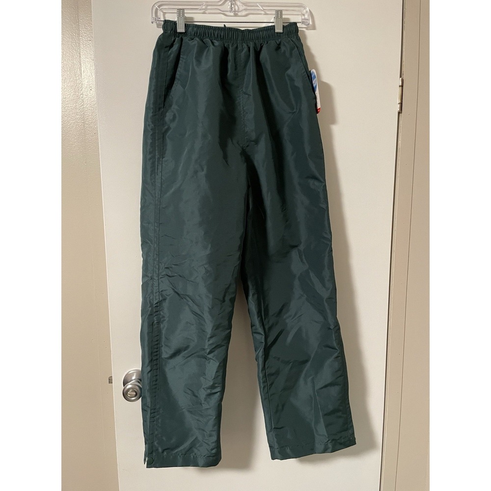 New Vintage Holloway Pant, Wind and Water Resistant, Green Adult XS